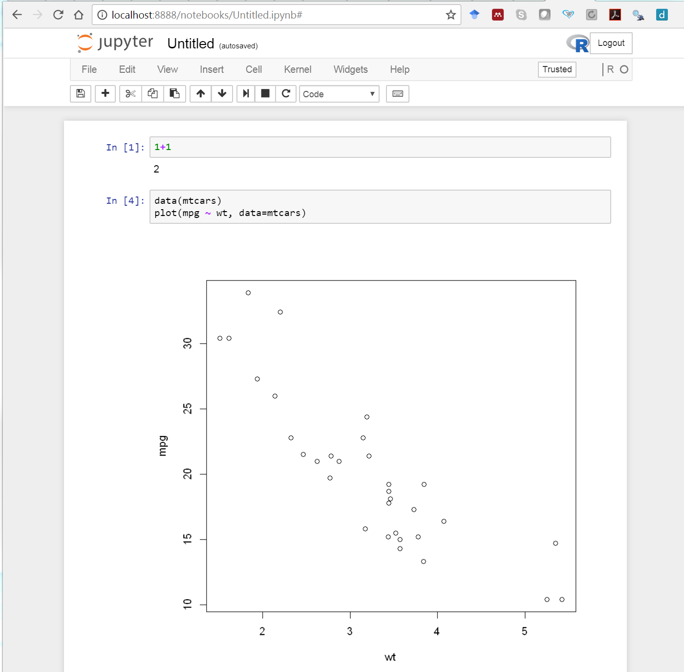 Example Jupyter notebook.